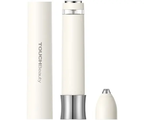 TOUCHBeauty TB-2456, Багатофункціональний електричний тример для обличчя та зони брів Тач Б'юті, білий - фото 2