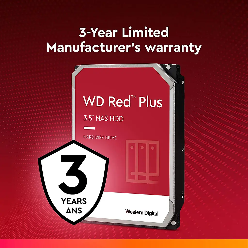 Жорсткий диск WD 6TB 3.5" 5400 256MB SATA Red Plus NAS - фото 6