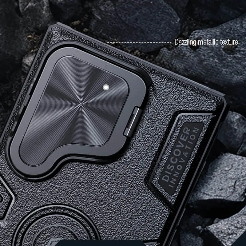 TPU+PC чохол Nillkin CamShield Armor Prop для Samsung Galaxy S25 Ultra Black - фото 7