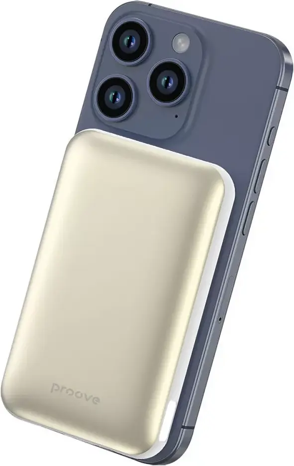 Портативний акумулятор Proove Vibe Energy Plus Magnetic 22.5W 10000mAh white gold (PBVE15012202) - фото 2