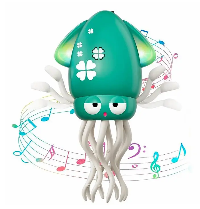 Танцюючий восьминіг Squid Electric Dance музична іграшка для дітей Зелений - фото 3