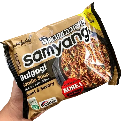 Локшина швидкого приготування Samyang Bulgogi Sweet and delicious bulgogi noodle soup, 140г - фото 4