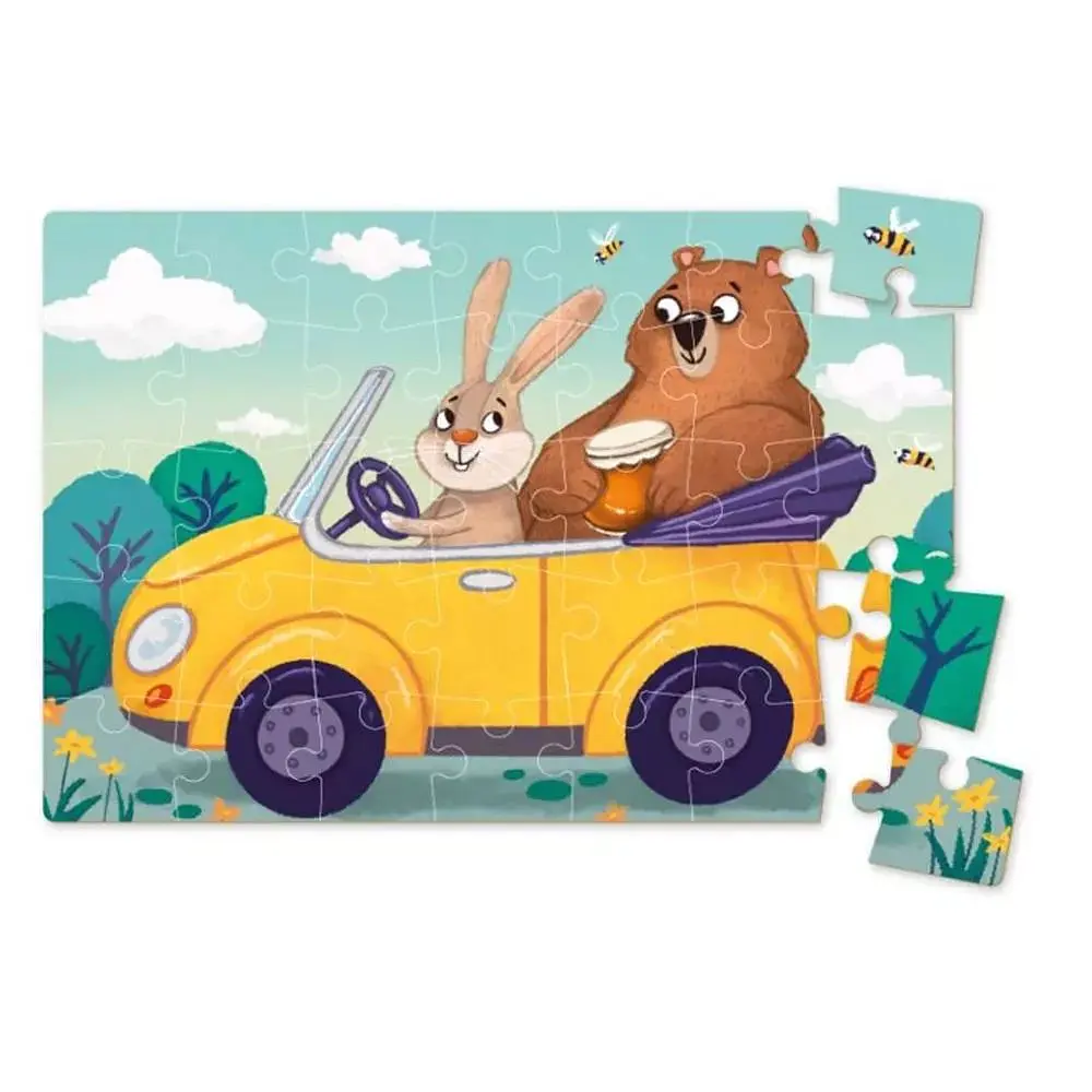 Пазл-міні DoDo Їдемо в гості, 35 елементів (300548) - фото 3
