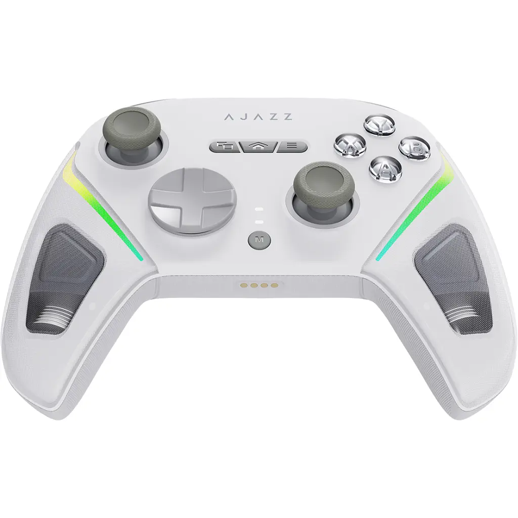 Геймпад Ajazz GP100 2.4G/BT/USB Switch/PC/iOS/Android RGB White (GP100-W) - фото 2