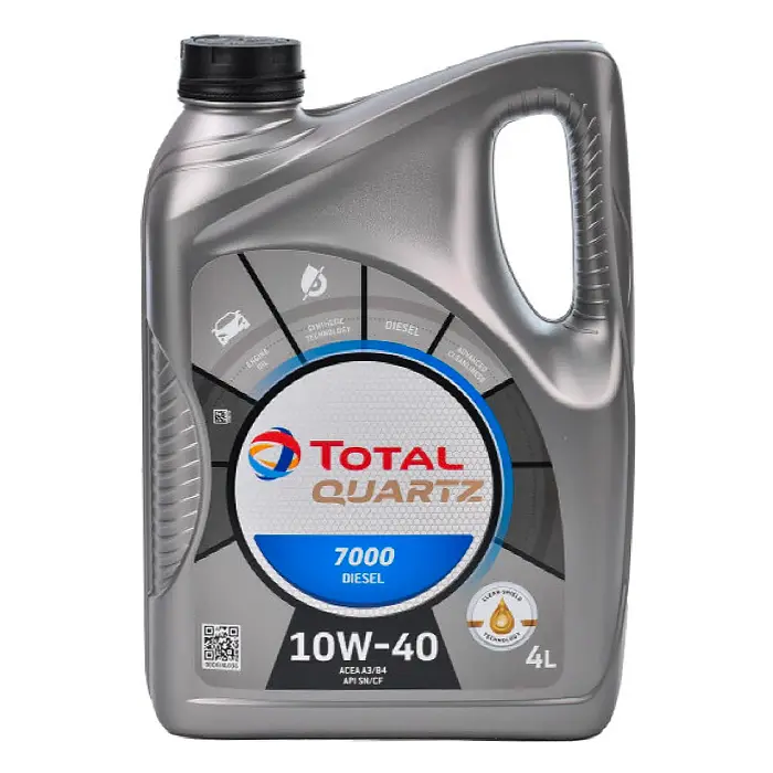Автомобільна моторна олива TOTAL 10W-40 QUARTZ 7000 Diesel 4л