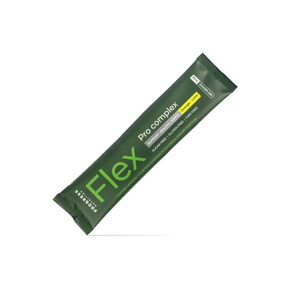 Комплекс для суглобів і зв’язок Progress Nutrition Flex Pro Complex, 42*9.4 грам - Апельсин-лайм - фото 3