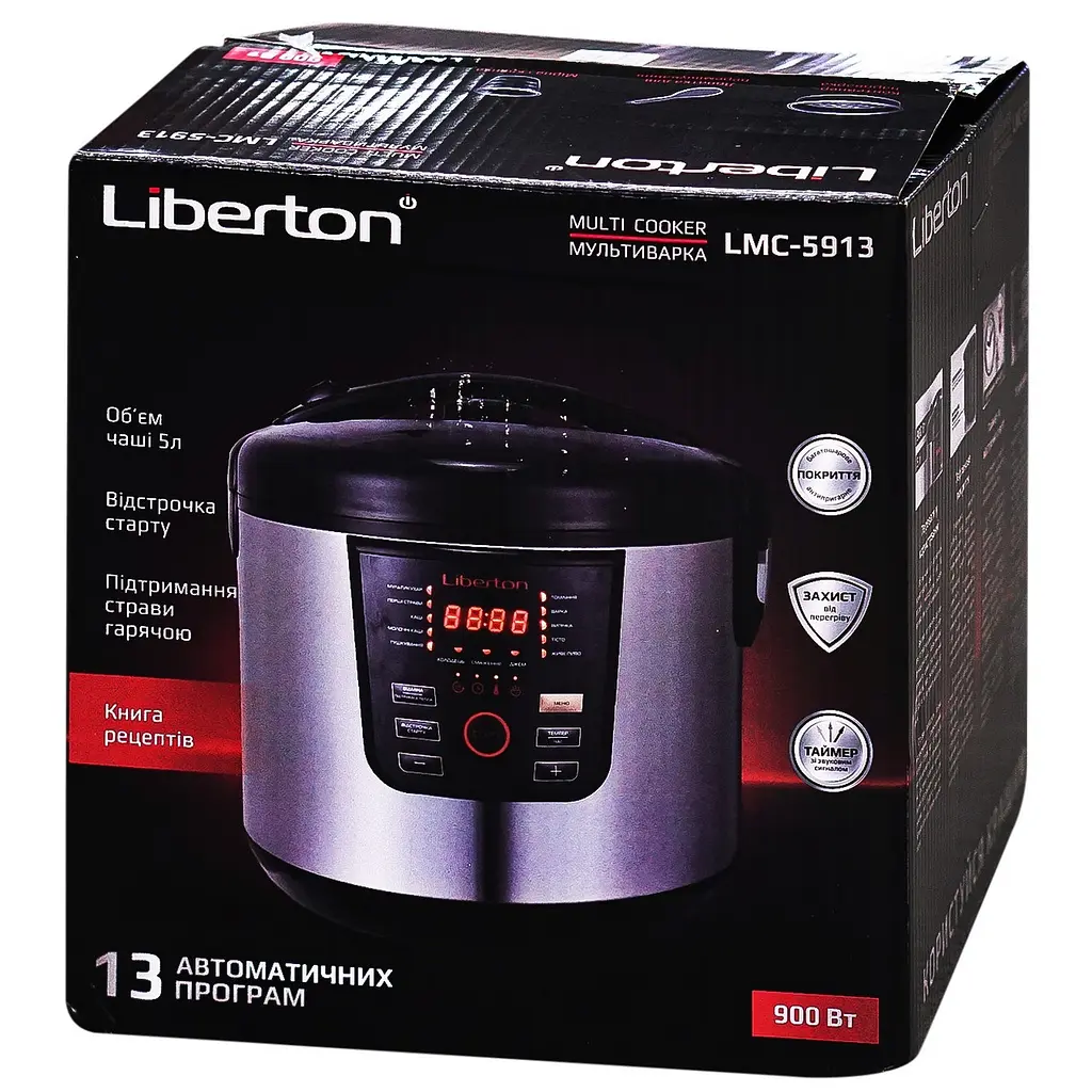 Мультиварка Liberton LMC 5913 - фото 3