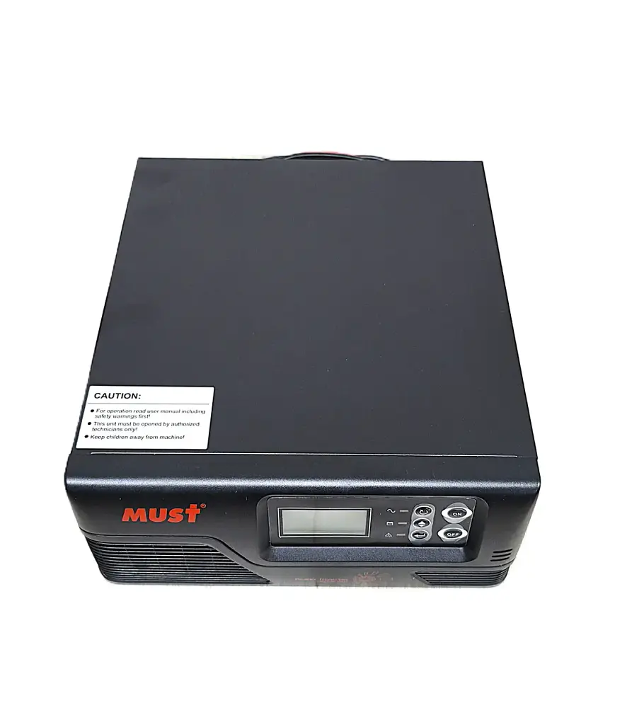 Інвертор із зарядкою Must EP20-0312V 600VA 300W 2 розетки, чиста синусоїда, 12V, 10A під зовнішню батарею - фото 2