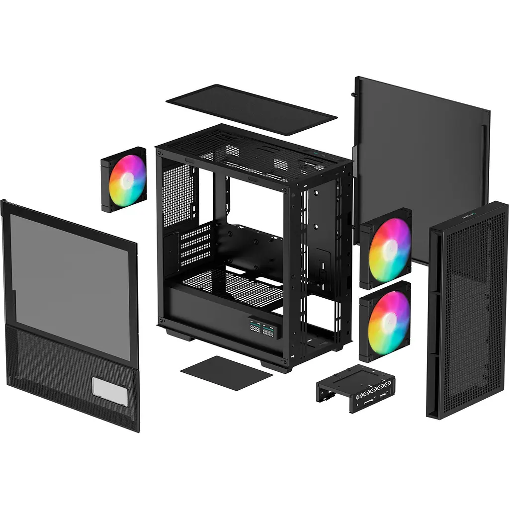 Корпус Deepcool CH360 Digital Black (R-CH360-BKAPE3D-G-1) [146735] - фото 11