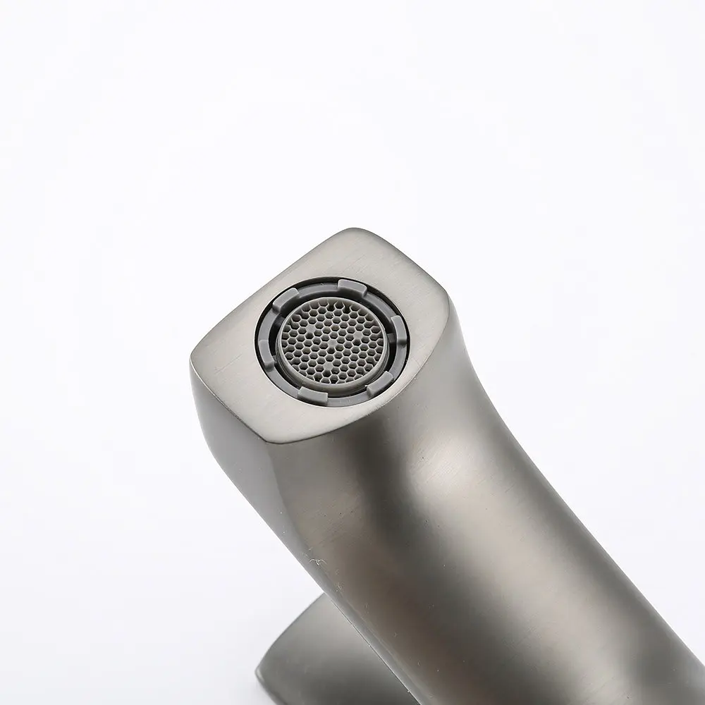 Смеситель для умывальника Frap F1071-9, Графитовый хром - фото 3