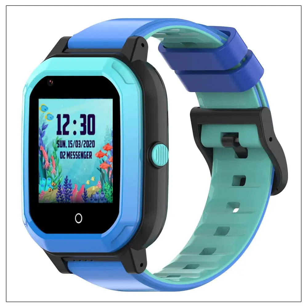 Смарт-годинник дитячий Wonlex KT20 з камерою WI-FI GPS SIM-карта відеодзвінок Blue (17767-hbr) - фото 2