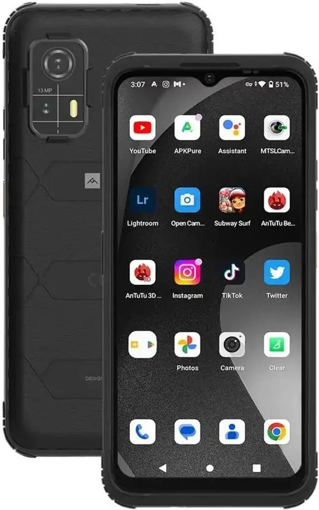 Смартфон AGM H MAX 8/256GB акб 10000 мАч черный