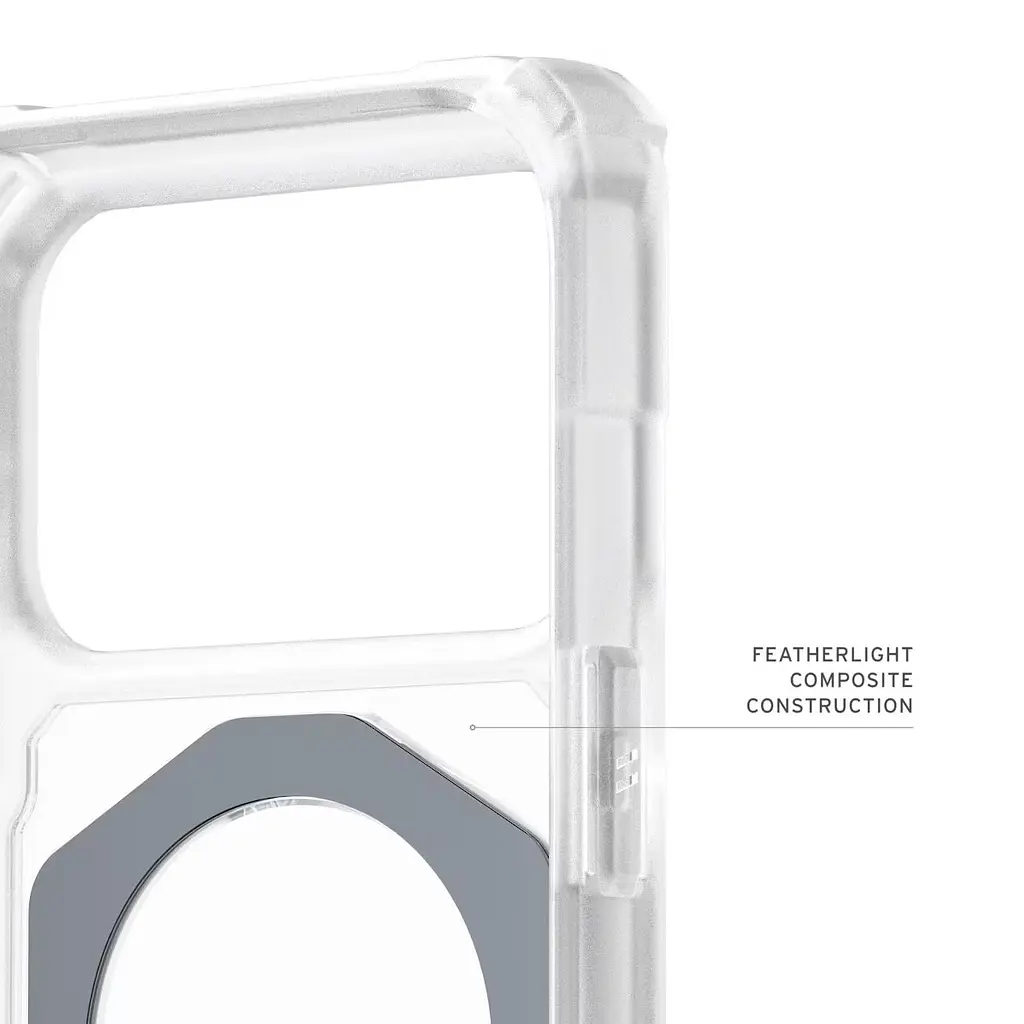 Чохол UAG для iPhone 17 Pro, Plasma XTE MagSafe, Clear/Titanium teh0019323 - фото 6
