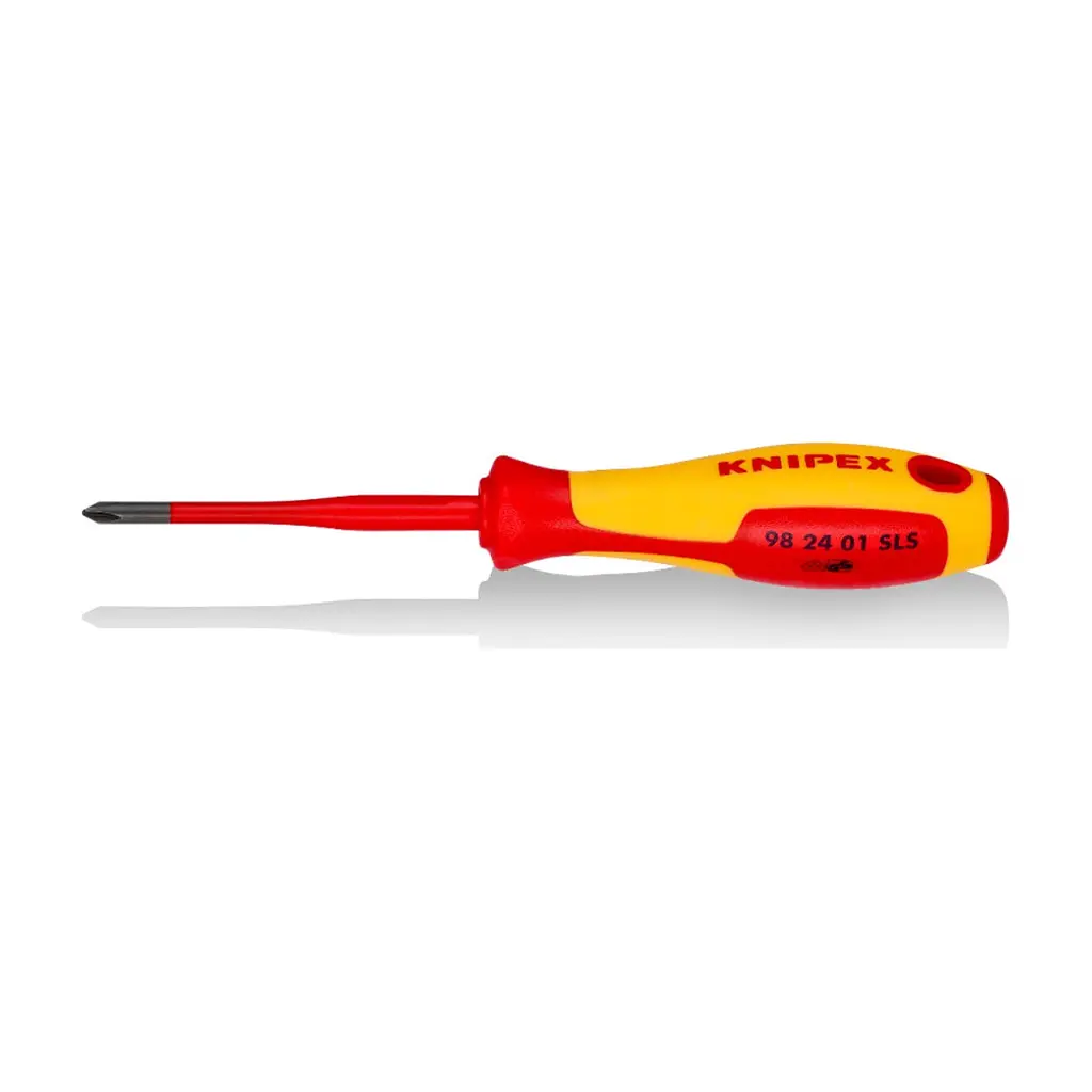 Викрутка KNIPEX для гвинтів із хрестовим шліцом Phillips (98 24 01 SLS)