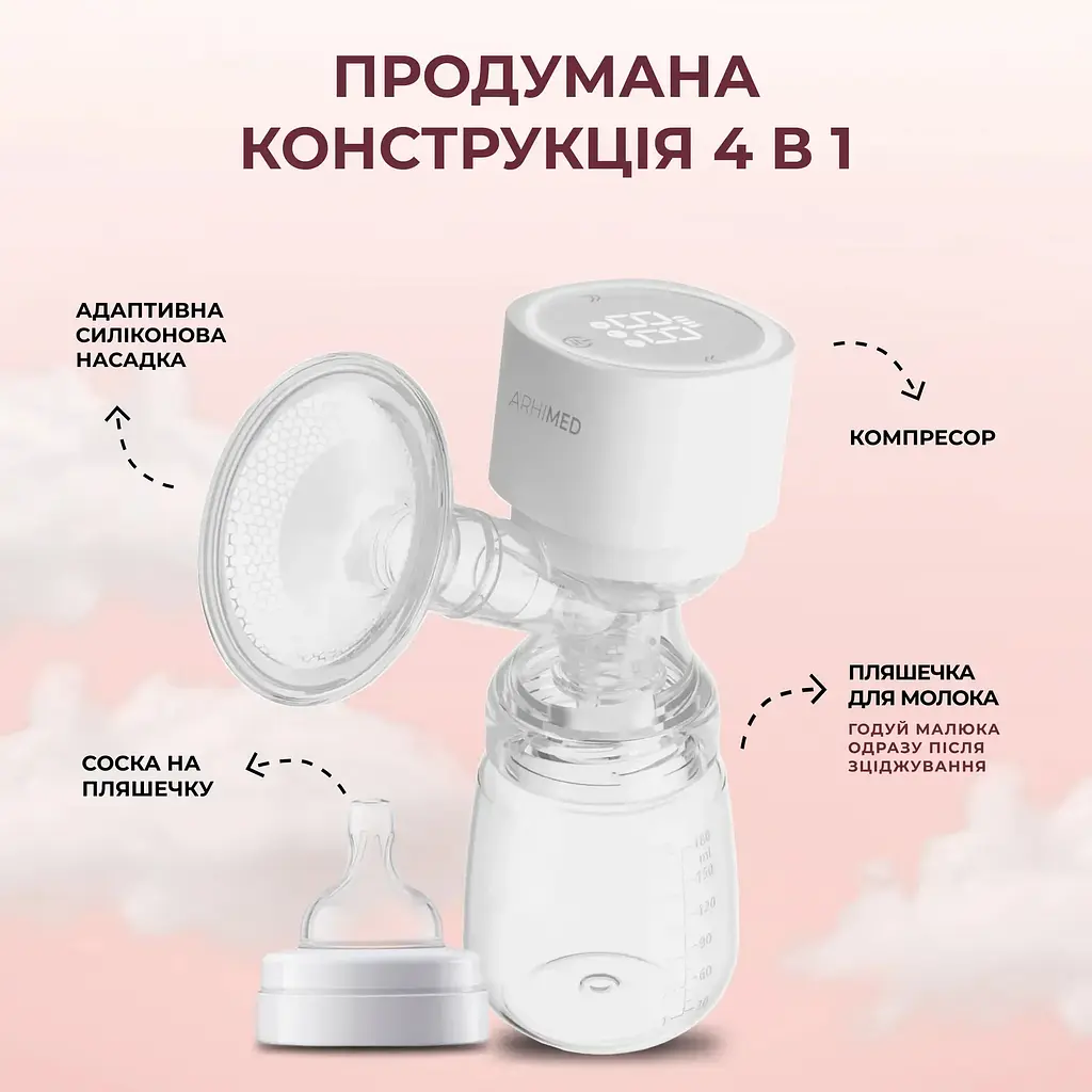 Уценка. Электрический молокоотсос ArhiMED Gentle S3 - фото 10