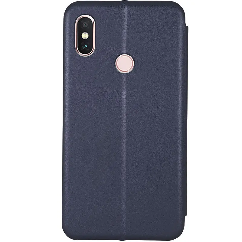 Шкіряний чохол-книжка Classy для Xiaomi Redmi Note 5 Pro / Note 5 (DC) Темно-синій - фото 2