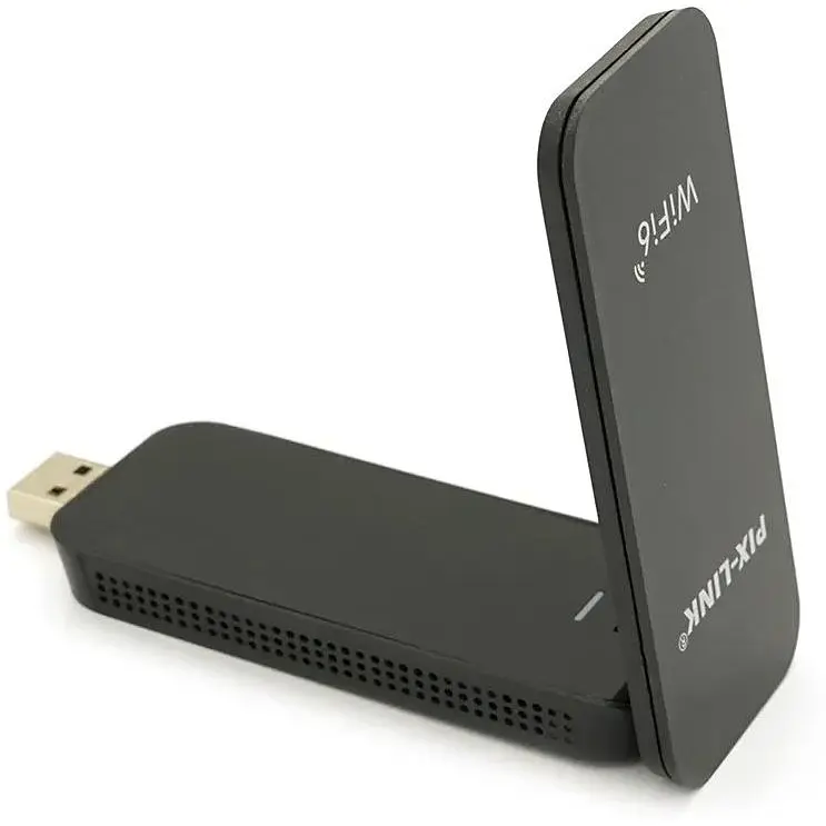 Бездротовий мережний адаптер Voltronic Wi-Fi6-USB LV-UAX02, 802.11 a/b/g/n, 1800Mbps, Box - фото 4