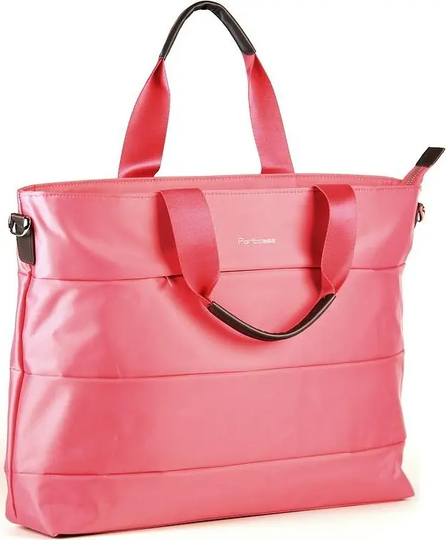 Сумка для ноутбука 15.6&amp;quot; PortCase KCB-72 pink (нейлон/поліестер 38x25, 8x3, 5см) - фото 3