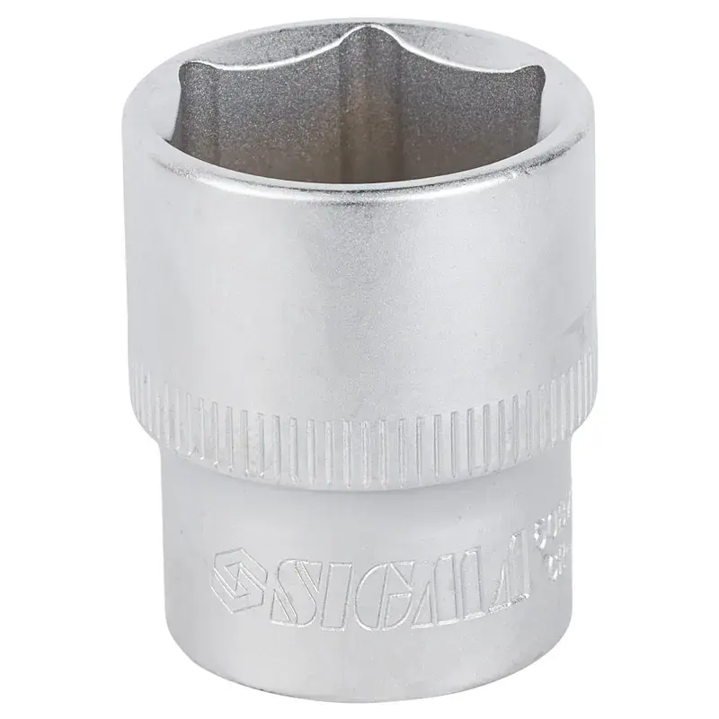 Торцева головка Sigma шестигранна коротка 1/2" 24мм CrV mid (6071241) - фото 2