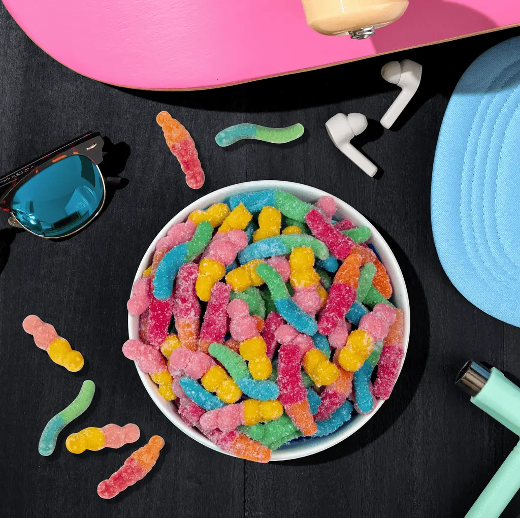 Желейні цукерки Trolli Sour Brite Squad Gummy Candy 120г - фото 4