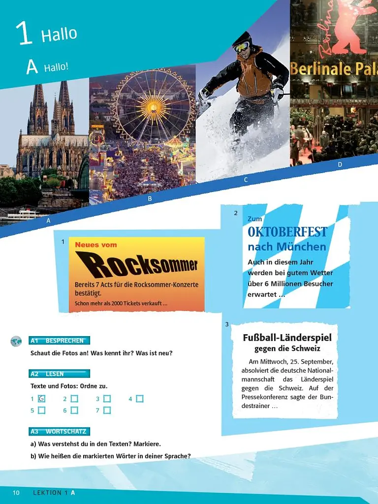 deutsch.com 1 Kursbuch A1 - фото 2