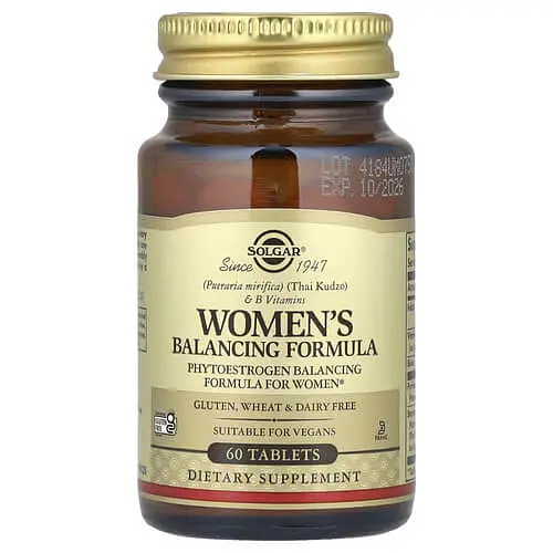 Комплекс вітамінів групи В Women's Balancing Formula 60 таблеток Solgar vit0005647 - фото 3