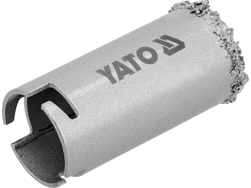 Свердло корончате з вольфраму YATO по бетоні, цеглі, кераміці, силікаті Ø=33мм, l= 65мм (YT-43910) - фото 2