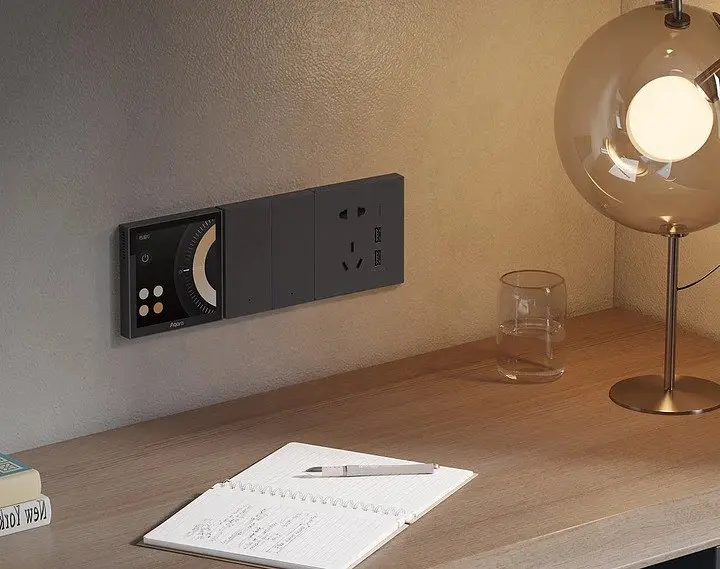 Бездротовий вимикач Aqara H1 Wireless Double Rocker Zigbee Apple HomeKit (WXKG15LM) Темно-сірий - фото 7