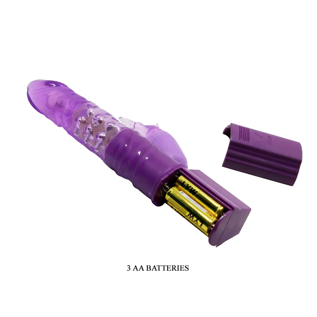 Вибратор-кролик Baile Cute Baby Vibrator 25 см фиолетовый - фото 6