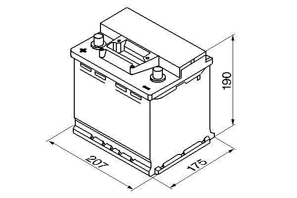 Акумулятор Bosch S3 45Ah 400A L+ (0 092 S30 030) - фото 2