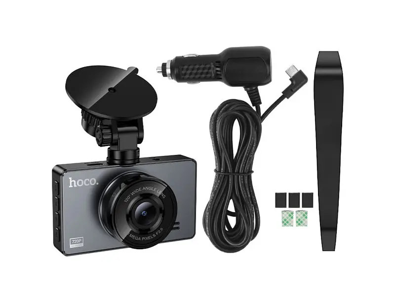Автомобільний відеореєстратор Hoco DV14 Black (6942007653961) - фото 5