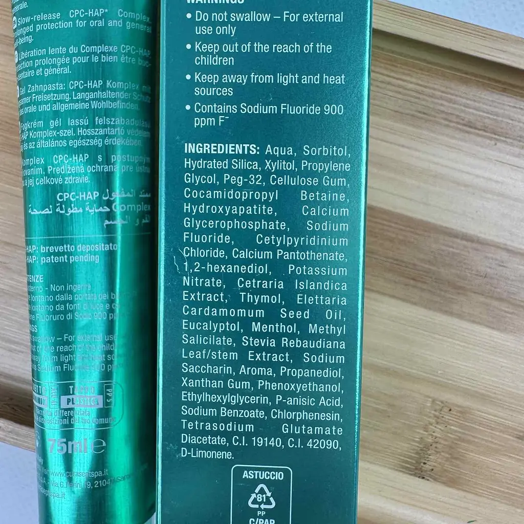 Набір Curasept Daycare Protection Booster Herbal Invasion (зубна паста 75 мл+ополіскувач 500 мл) - фото 3