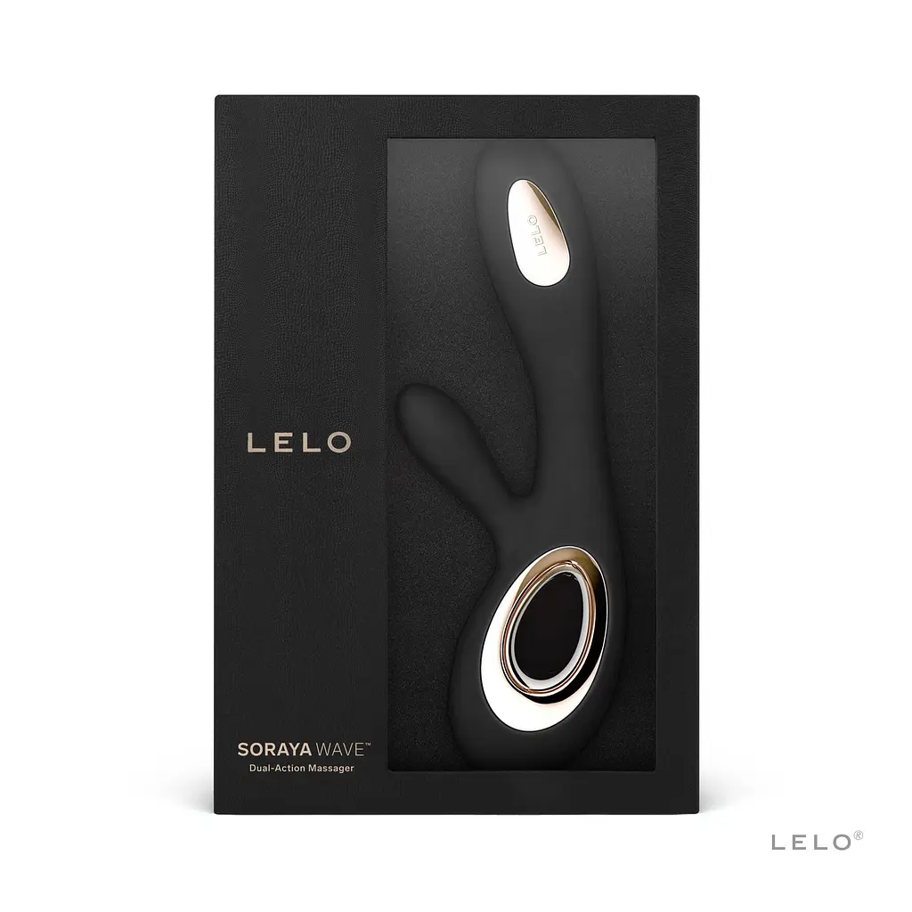 Вібратор-кролик LELO Soraya Wave Black, манливі рухи стовбура - фото 8