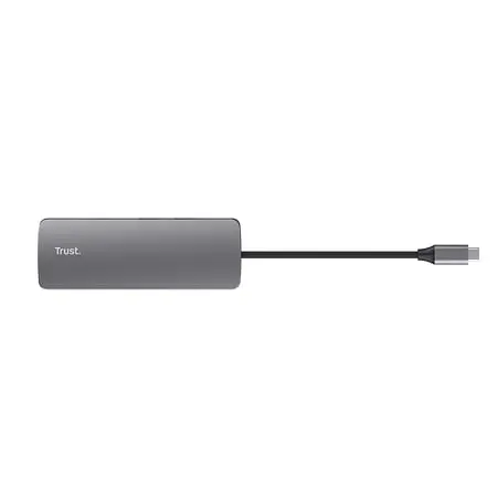 Адаптер Trust Dalyx 8in1 USB-C> 1xUSB-A 3.2/USB-A 2.0/2xUSB-C/HDMI/Ehernet/SD/microSD, Алюминий, 0. teh0018493 - фото 7