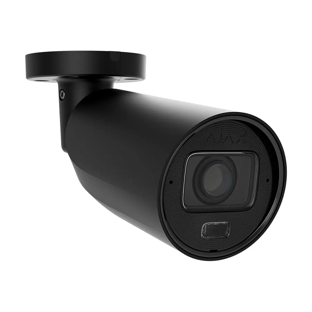 IP-відеокамера 5Mp Ajax BulletCam HLVF (5 Mp) Black f=2.8-12mm, ІЧ+LED-підсвічування, з мікрофоном (26-00702)