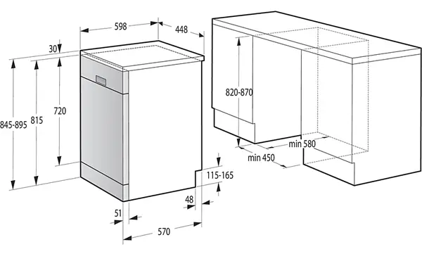 Посудомийна машина Gorenje GS541D10X - фото 6