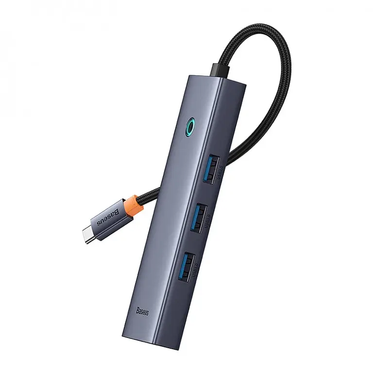 Мультиадаптер хаб Baseus Flite 6-Port Type-C to HDMI4K 3xUsb 3.0 RJ45 (B00052807813-00) - фото 5