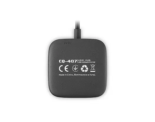 USB-хаб REAL-EL CQ-407 4 ports - фото 7