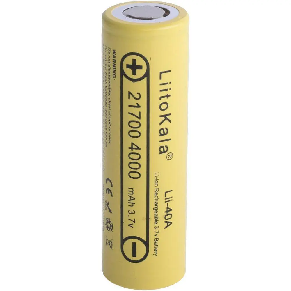 Акумулятор 21700 LiitoKala 4000mah Li-ion (Lii-40A) - фото 2