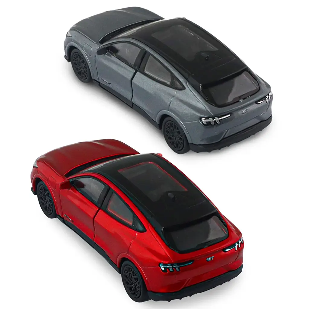 Автомодель - FORD MUSTANG MACH-E GT 2023 (червоний, сріблясто-сірий) - фото 9