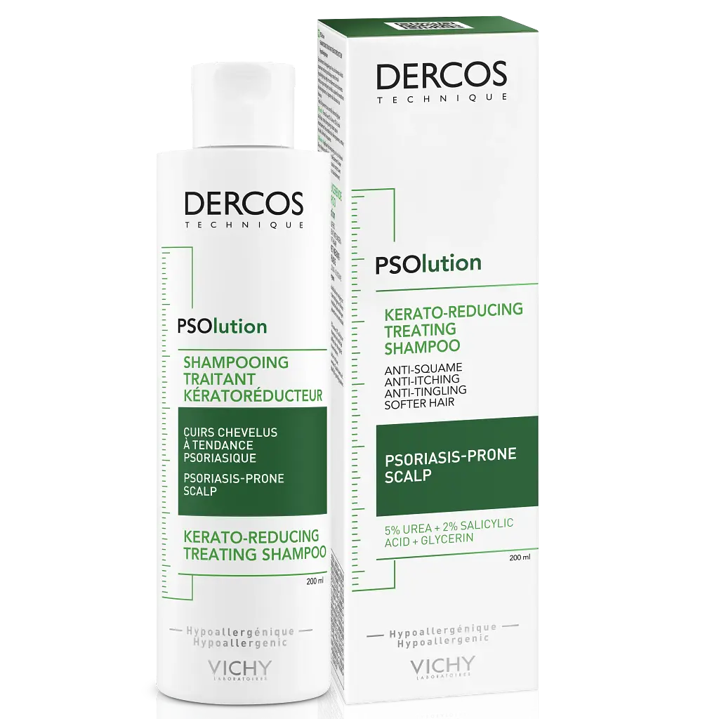Кератолитический шампунь Vichy Dercos PSOlution Kerato-Reducing Treating Shampoo для кожи головы с проявлениями шелушения и зуда 200 мл (MB439800) - фото 4