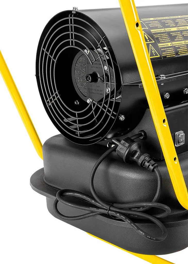 Теплова дизельна гармата Neo Tools 20 кВт, площа обігріву 200 кв.м., підлогова, чорна (90-086) - фото 10
