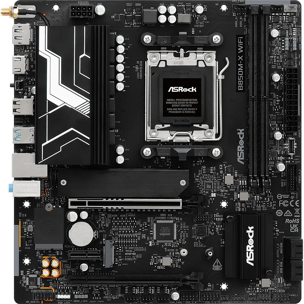 Материнська плата ASRock B850M-X WiFi R2.0 Socket AM5 - фото 6