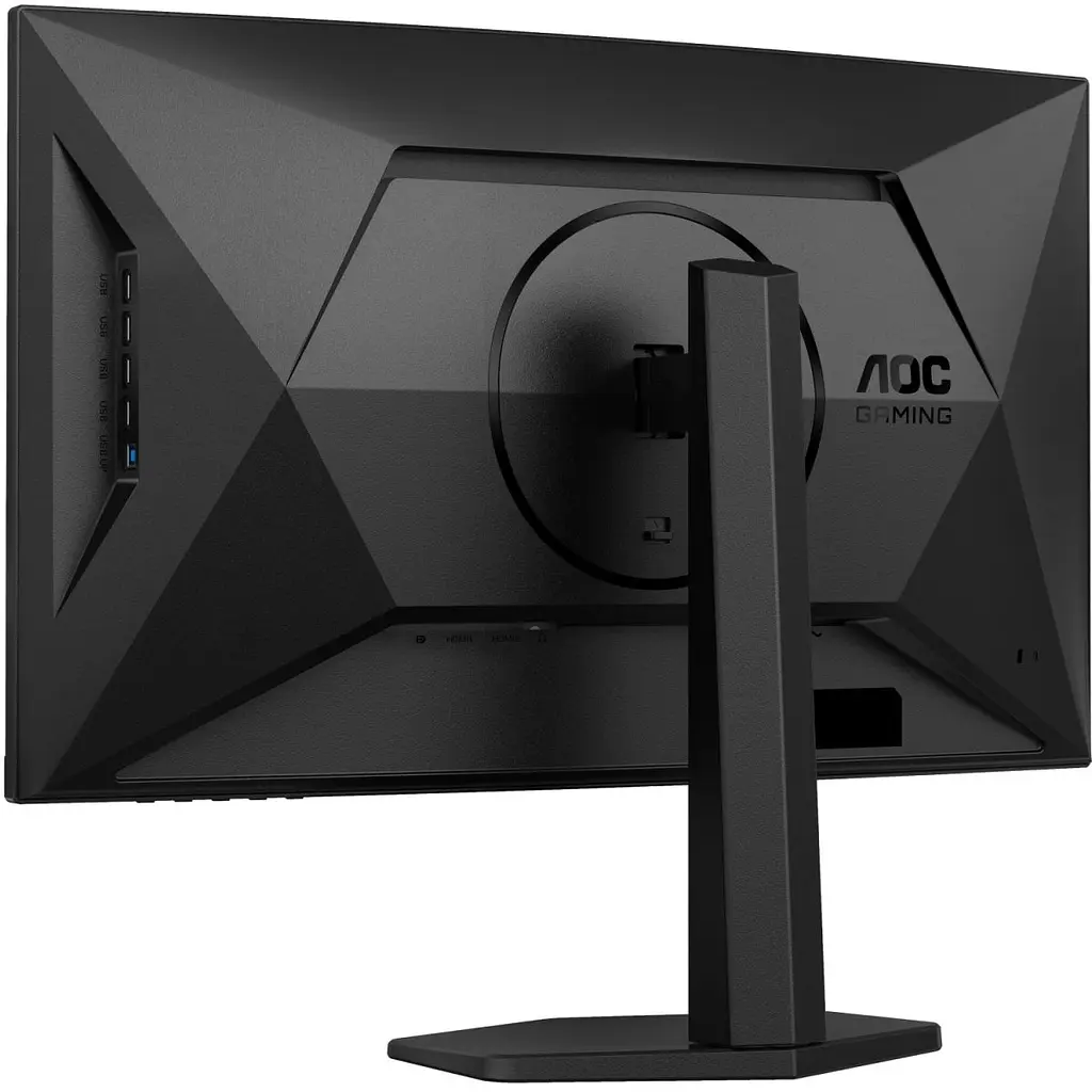 Монітор TFT 27" AOC C27G4ZXU, Fast VA, вигнутий, 280Hz, 2xHDMI, DP, USB-hub, HAS, колонки, чорний (C27G4ZXU) - фото 3