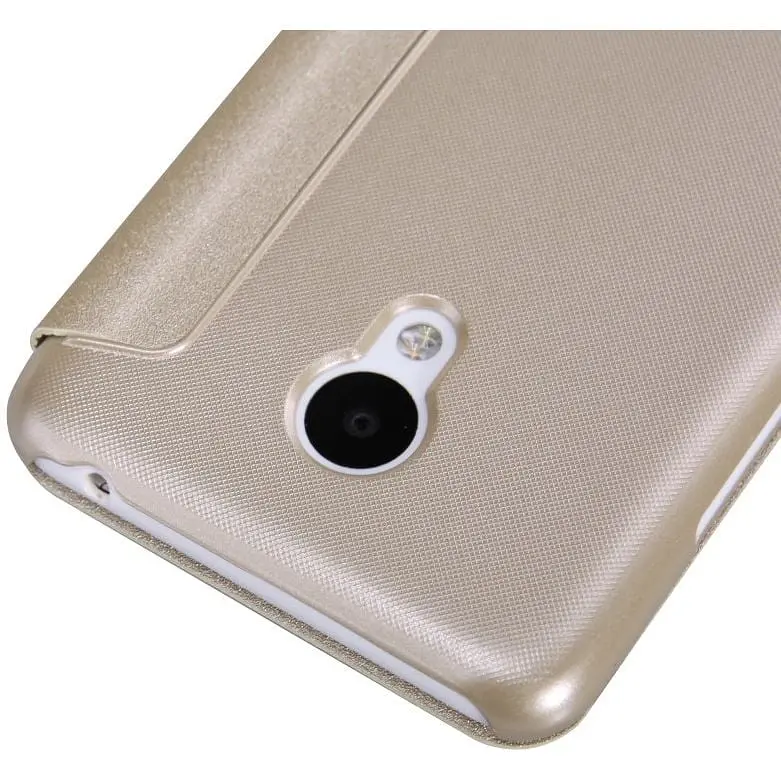 Чохол-книжка Nillkin Sparkle case Meizu M3 Gold - фото 2