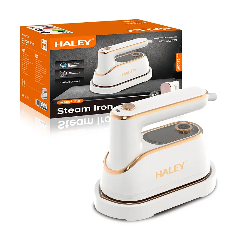 Портативна парова праска-відпарювач HALEY Ceramic HY-2075 1300 Вт 150 мл - фото 5