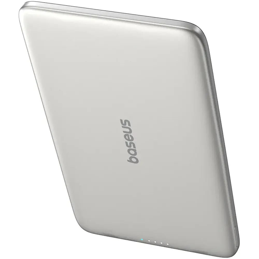 Зовнішній MagSafe акумулятор Baseus PicoGo AM41 Ultra-Slim Magnetic Power Bank 5000mAh 20W Titanium - фото 2