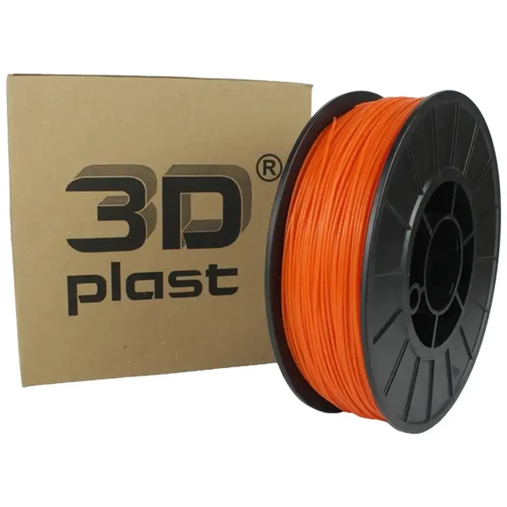 Пластик для 3D-принтера 3Dplast PLA 1.75 мм, 0.85 кг, orange (3DPLA17508OR)