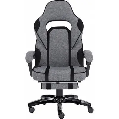 Крісло ігрове GT Racer X-2749-1 Gray/Black Suede (X-2749-1 Fabric Gray/Black Suede) - фото 5