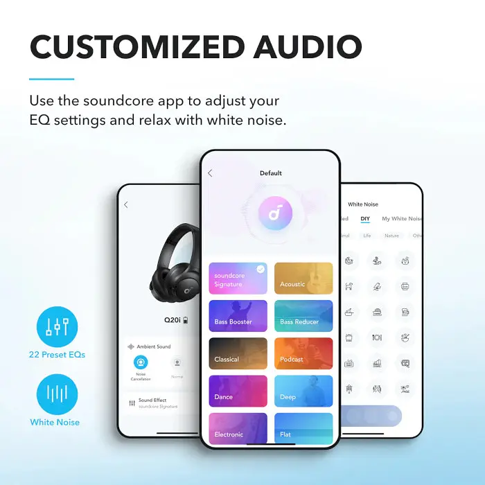 Bluetooth-гарнітура Anker SoundCore Q20i Black (A3004G11) - фото 10